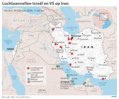 Raketaanslagen in moordend tempo: op deze plekken in het Midden-Oosten zijn aanvallen gemeld