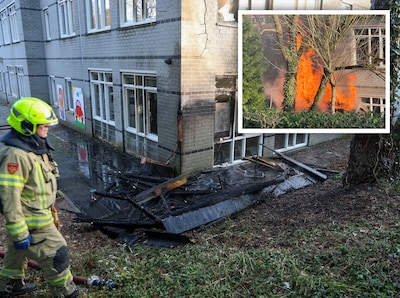 Jan (68) viert zijn verjaardag als hij ineens een opvallende ambulance ziet, en daarna hoge vlammen: ‘Er klonken twee fikse knallen’