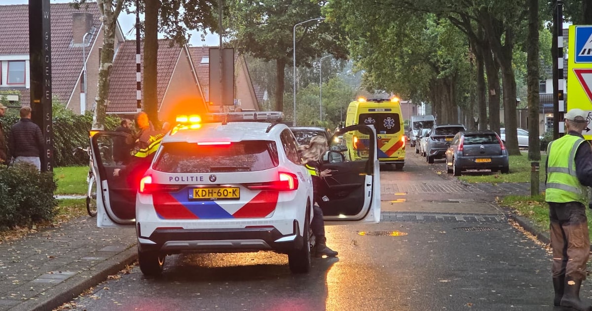 Aanrijding tussen voetganger en auto in Putten