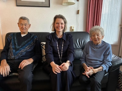 Culemborgs echtpaar viert 70-jarig huwelijk, burgemeester op bezoek