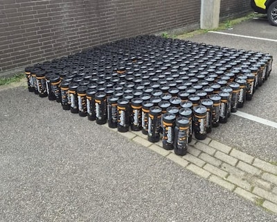 Twee bestelbussen vol lachgas in Bemmel: twee aanhoudingen