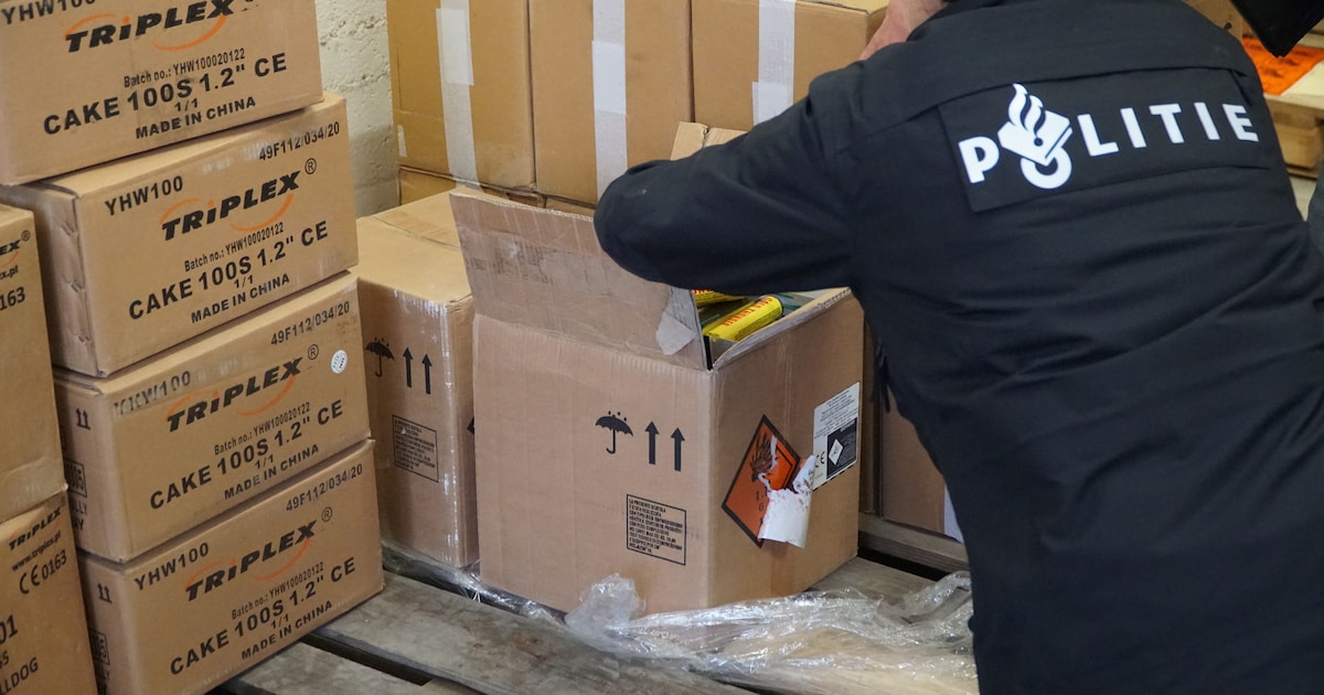70 kilo zwaar vuurwerk in opslag in Woudenberg waar vaker illegale goederen werden aangetroffen