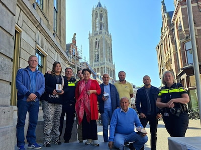 Dijksma bedankt omstanders die te hulp schoten toen rolstoelgebruiker Paul in brand werd gestoken