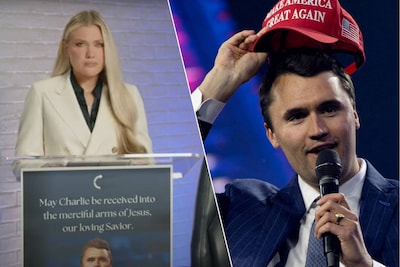Weduwe Charlie Kirk bedankt Trump en is strijdbaar: ‘We zullen nooit opgeven’