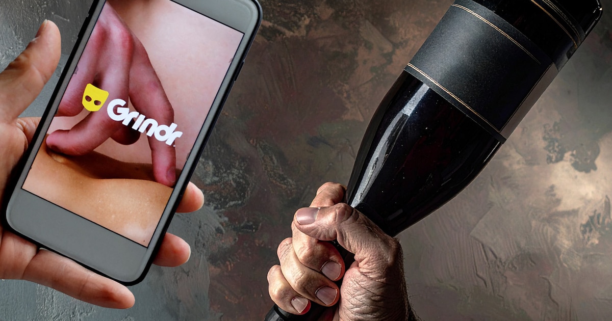 Grindr-afspraak eindigt in rake klappen met wijnfles: vier uur opereren nodig om gezicht te herstell