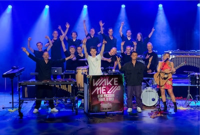 Slagwerkgroep Crescendo treedt op in Luxor Live Arnhem