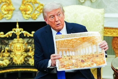 Trump woest om stilleggen van bouw balzaal Witte Huis: ‘Dit slaat toch helemaal nergens op?’