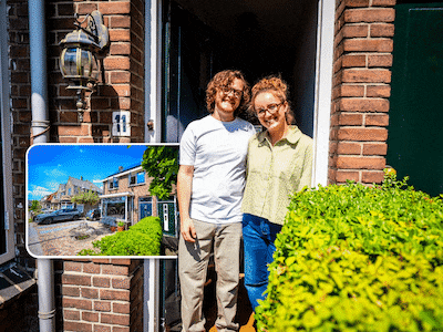 Experts waarschuwden voor fundering, maar Rick en Nienke kochten scheef huis toch: ‘Daar wen je wel aan’