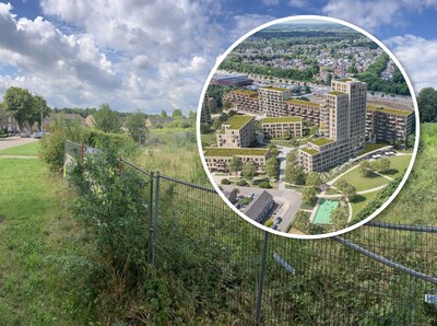 Dit terrein in Nijmegen ligt bijna 20 (!) jaar braak maar wordt nu eindelijk bebouwd