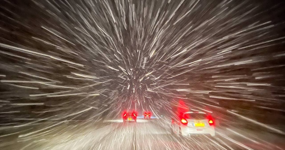 Bewolkt en enige tijd sneeuwval in Overbetuwe in de nacht