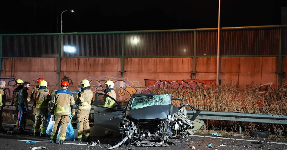 Vrouw (81) overleden bij ernstig ongeval op A59: reed vooraf spookrijdend