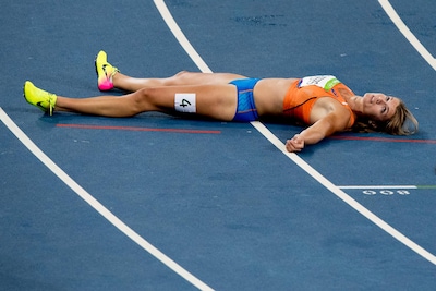 Edward bracht de nacht door met Dafne Schippers, maar dat liep uit op een teleurstelling