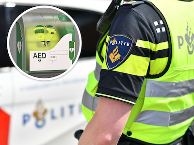 Levensreddende AED gestolen én weer teruggevonden: politie houdt twee mannen aan