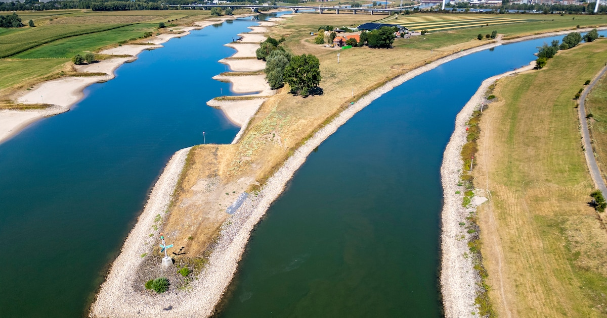 Zo zien de uiterwaarden van de IJssel tussen Arnhem en De Steeg er straks uit: met een hotel en een 