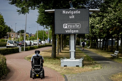 In het drukke Zandvoort zagen ze wat bewoners bij de Keukenhof hadden gedaan en pasten dezelfde truc toe