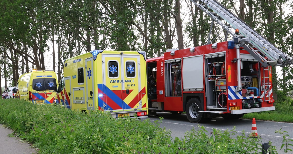 Ernstig ongeval op de Graaf Reinaldweg in Vuren: weg afgesloten