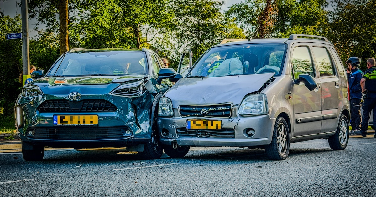 Auto's botsen in Wijchen
