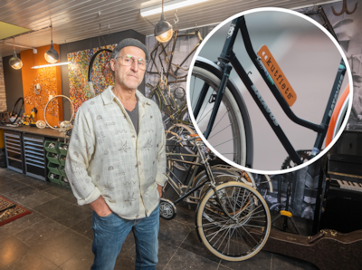 Fietsenmaker Vin (64) weet het zeker: de ‘Kutfiets’ wordt een hit. Is die kapot? Breng je ’m terug en neem je een nieuwe mee