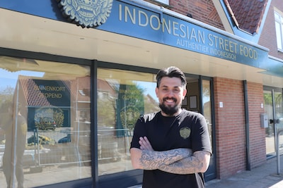 Van bouwhelm terug naar koksmuts: Wesley opent Indonesian Street Food in Ede