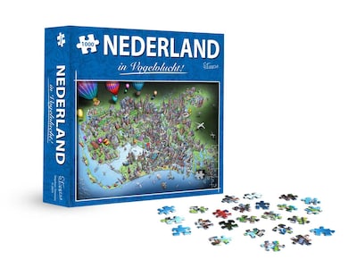 Puzzel Nederland in Vogelvlucht