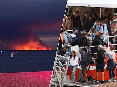 Alarm om bosbranden: 400 mensen per boot geëvacueerd van Frans schiereiland, noodtoestand in Spanje