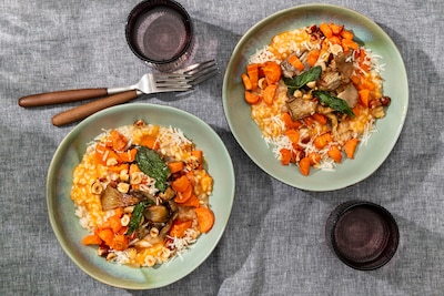 Wat Eten We Vandaag: Risotto met winterpeen, oesterzwam en Parmezaanse kaas