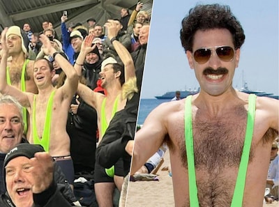 Club Brugge-fans die zich in Kazachstan als Borat verkleedden krijgen vijf dagen cel: ‘Gebrek aan respect’