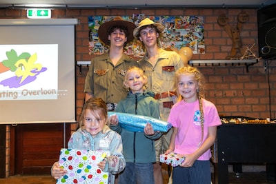 Scouting Overloon 80 jaar en ‘Bende van de Zwarte Hand’ eindelijk weer bijeen