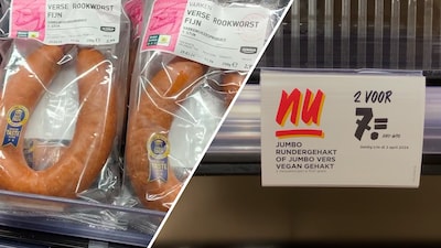 Jumbo komt na twee jaar terug op besluit te stoppen met tijdelijke aanbieding vlees: ‘Onvoldoende resultaat'