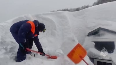 ‘Zwaarste sneeuwval in dertig jaar’ treft Russisch schiereiland Kamtsjatka