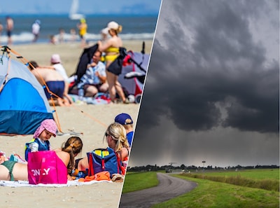 Woensdag hagelbuien en onweer, maar volgende week stijgt de temperatuur naar 20 graden