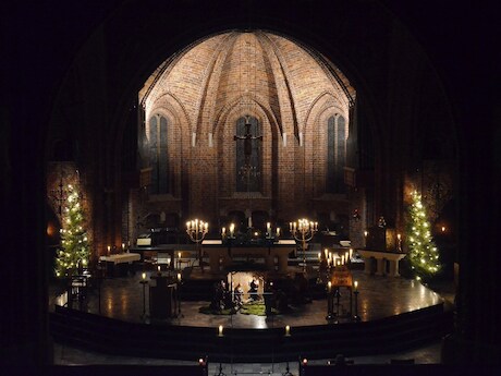 Adventsviering bij kaarslicht in Doetinchem