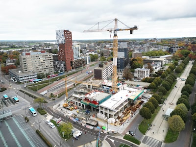 KIJK | Deze enorme woontoren in Nijmegen groeit met twee appartementen per dag