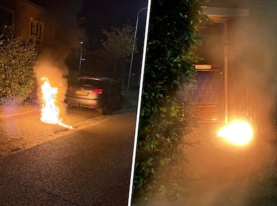 Buurman schrikt wakker van explosie en rent met tuinslang naar buiten: ‘Ik zag een grote vuurbal’