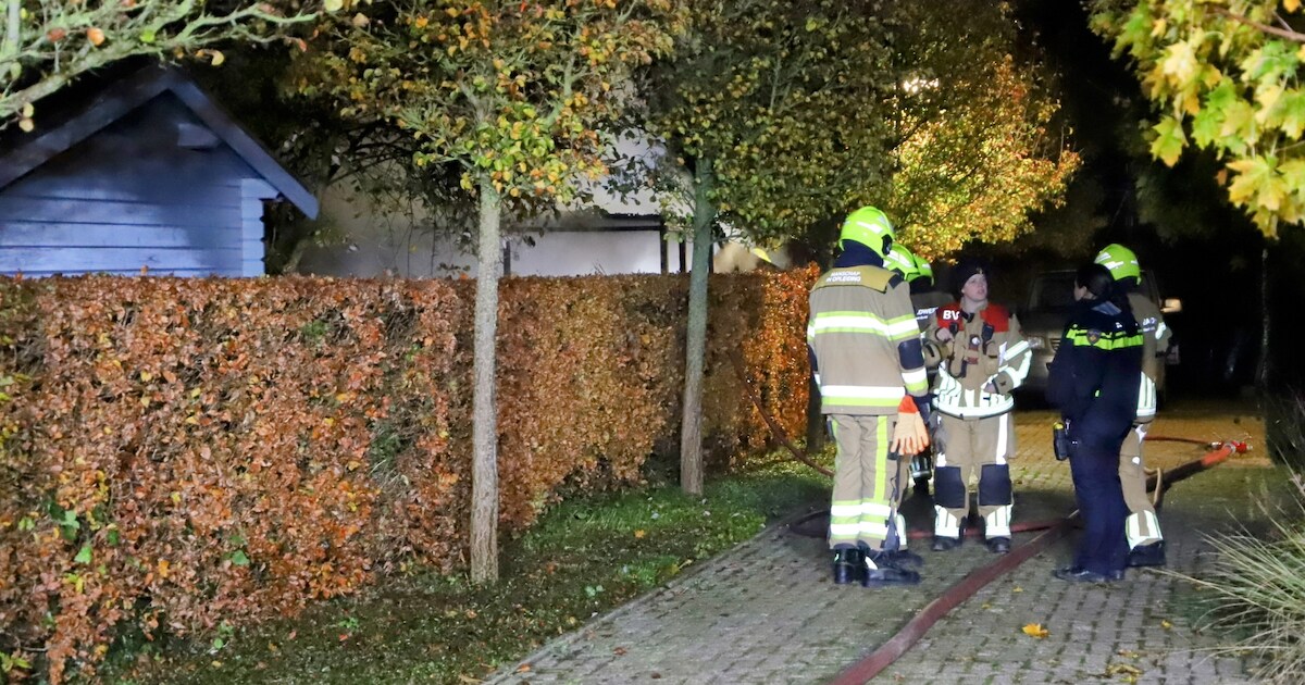 Schuurtje gaat in vlammen op in Kapel Avezaath