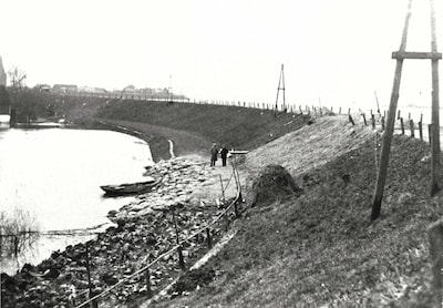 Angst over doorbreken van Rijndijk bij Driel rond jaarwisseling