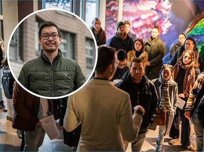 Bij de rondleiding ziet Arne zijn droomplek, maar ook de massa concurrenten: ‘Om wanhopig van te worden’