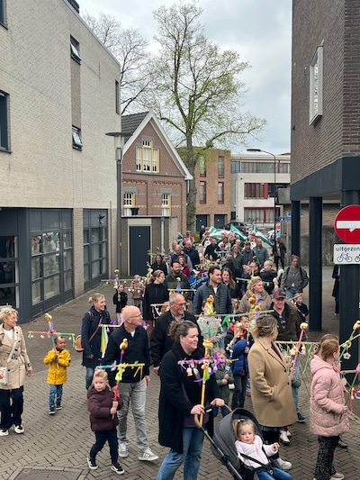Jaarlijkse palmpaasoptocht in Ulft