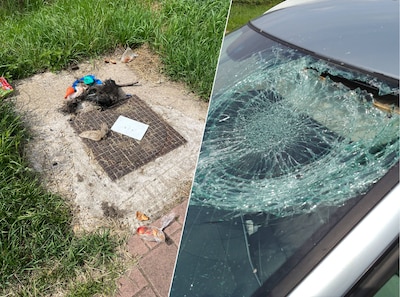 Marissa (59) krijgt schrik van haar leven door waterballon o