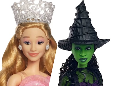 Speelgoedfabrikant komt met Wicked-Barbies van Ariana Grande en Cynthia Erivo