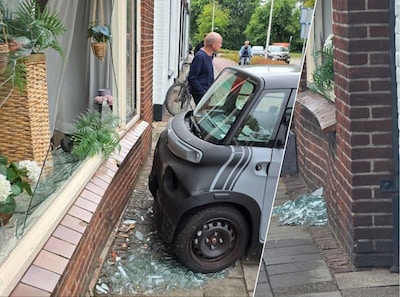 Cecilia’s man wordt bijna geschept op zebrapad, dan ramt 45km-auto hun huis