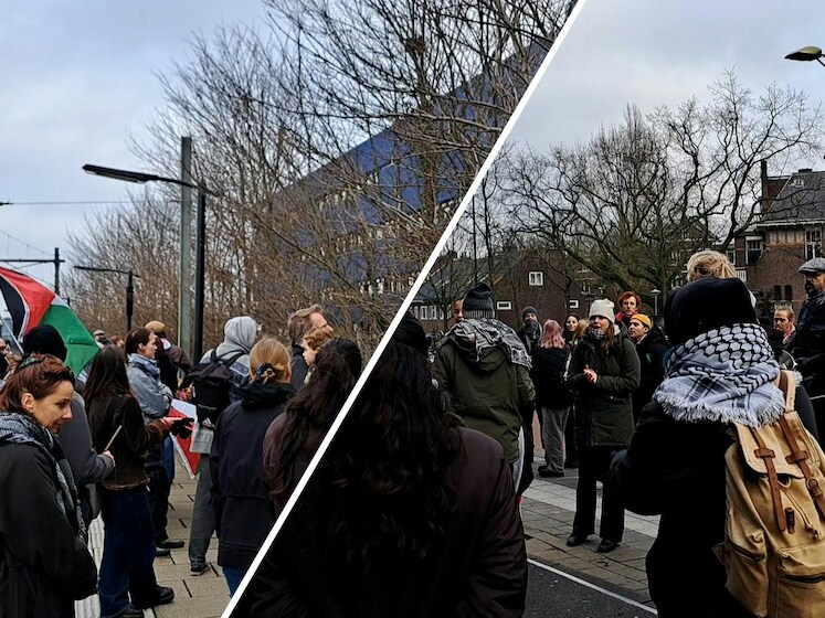 'Docent opgepakt bij pro-Palestina demonstratie in Nijmegen'