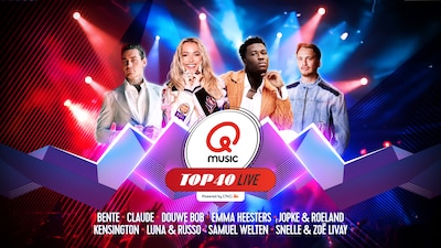 Kensington, Emma Heesters en Douwe Bob bij Qmusic Top 40 Live in Rotterdamse Ahoy