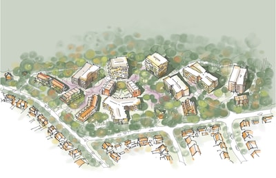 Blokken met negen verdiepingen in nieuwe Driebergse woonwijk, maar wel minder huizen in totaal
