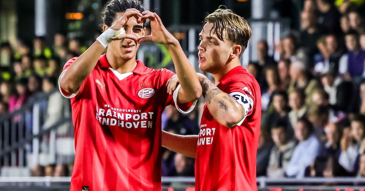 Bij PSV staan deze nieuwe talenten op, die Helmond Sport een tik geven ...