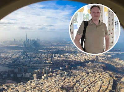 Auke (47) zit met zijn gezin vast in Dubai: ‘Ze cancelen niet voor niks’