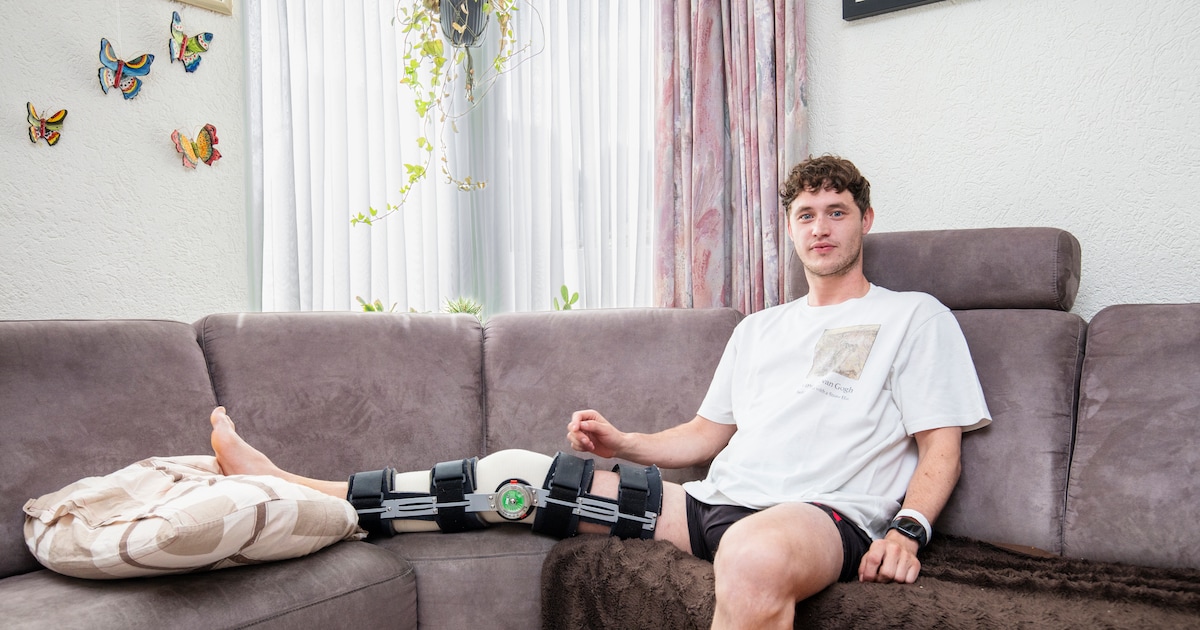 Teamgenoten schrokken enorm, drie maanden later is Daan (25) geopereerd: ‘Ga zeker niet overhaasten’