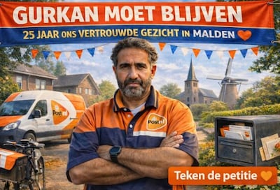 Bezorger Gurkan brengt bijna 25 jaar de post rond in deze wijk, nu moet hij misschien weg: dat wille