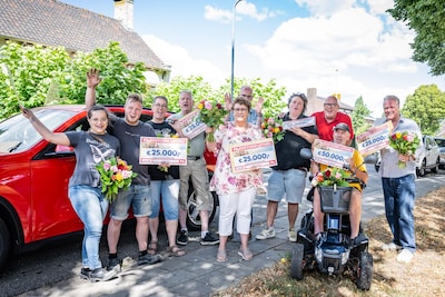 Inwoners IJzendoorn winnen samen 250.000 euro bij Postcode Loterij