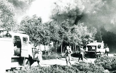 Drieduizend brandweerlieden en Leopard-tanks: de Veluwebrand van 1976 was van ongekende omvang
